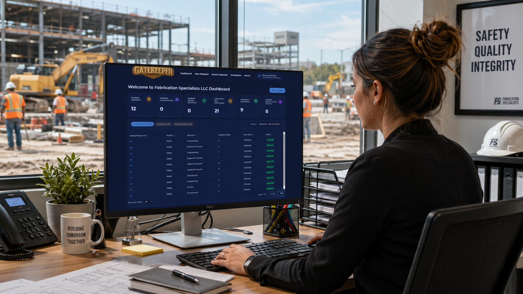 GateKeeper contractor portal dashboard